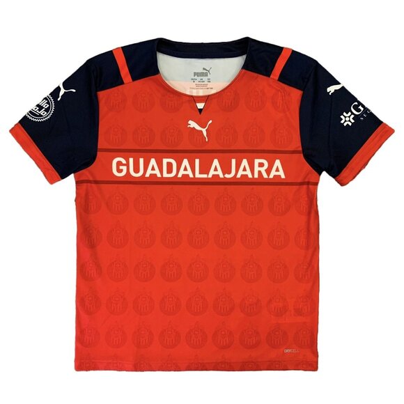 PUMA Other - NWT $70 Puma Kids Chivas De Guadalajara Red Soccer Jersey Youth Size M (11-12Y)